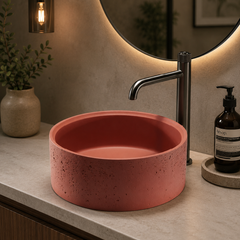 Concrete Table Mounted Wash Basin